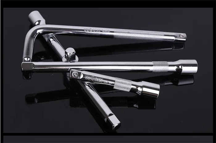 Carbon Steel L Type Handle, Socket extension curved bar rod spanner Wrench