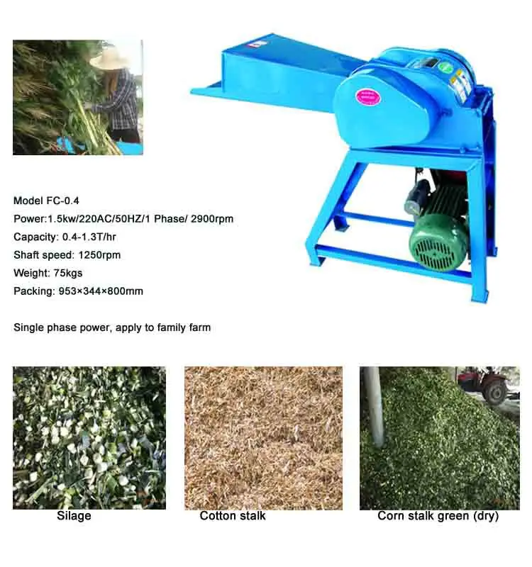 400kg/hr Green Fodder Cutter Grass Chopper Machine Buy Green Fodder