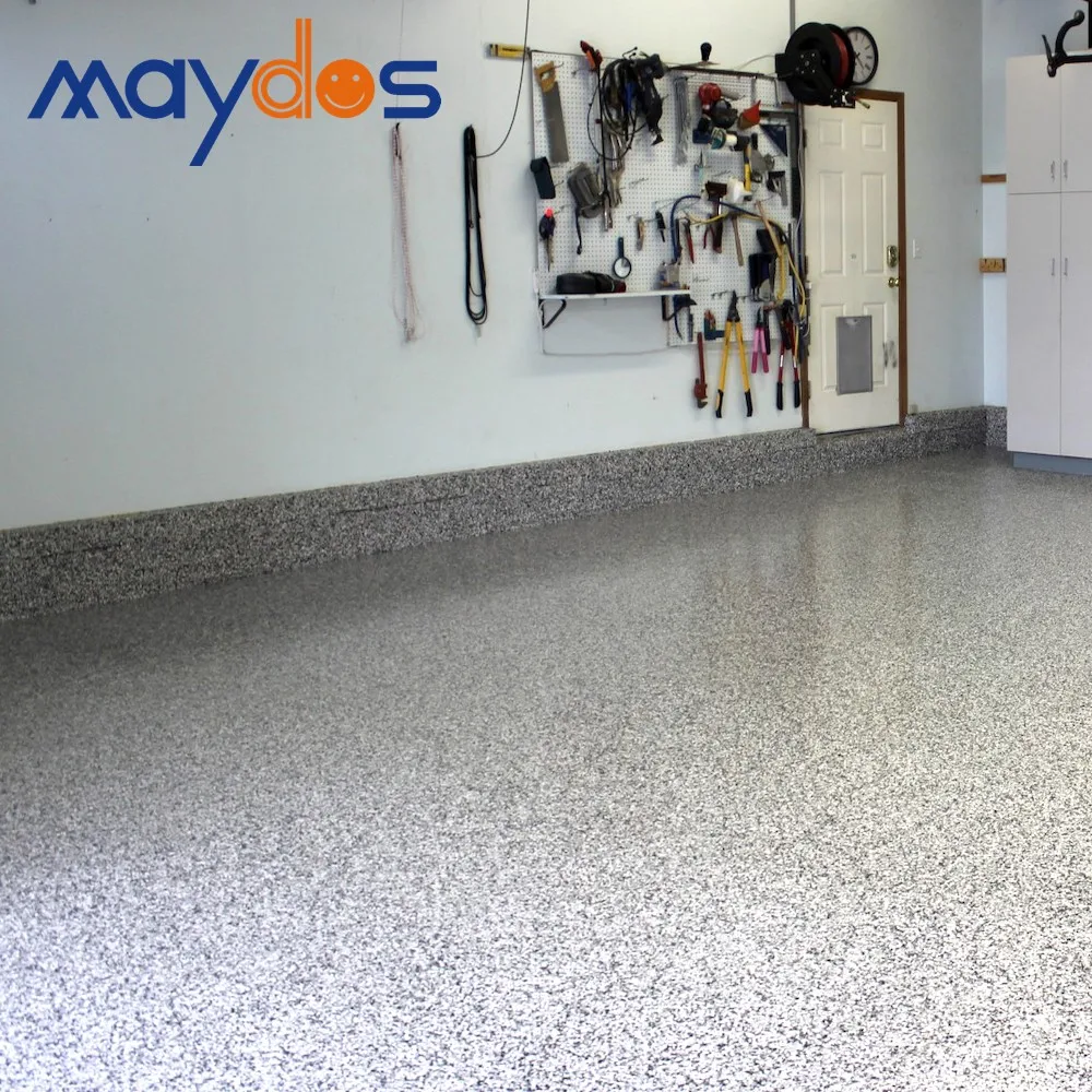Maydos Self Leveling Clear Epoxy Resin Flakes Flooring Coating