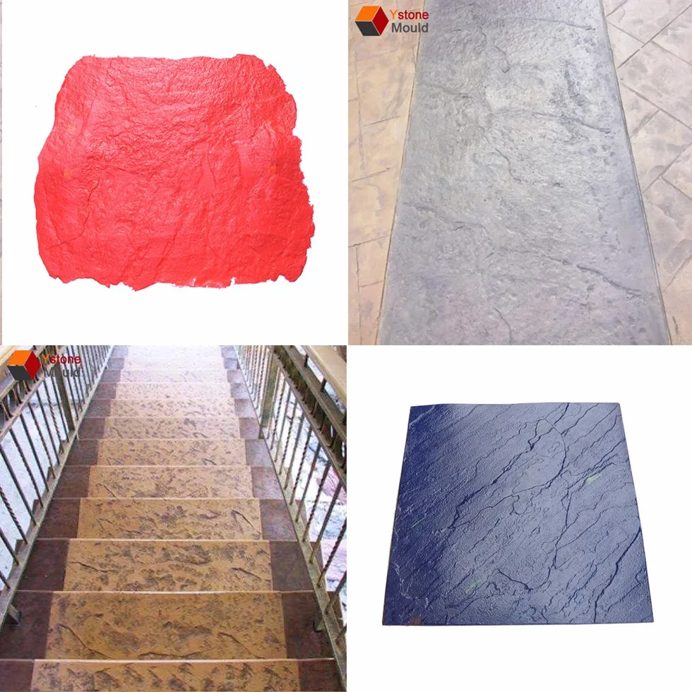 Ashler Slate Decorative Concrete Rubber Silicone Stamp Mat Mold Buy
