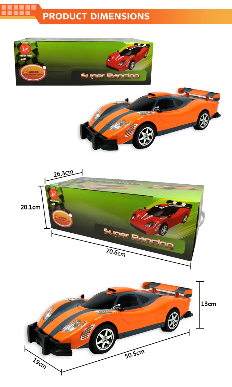 1:10 Remote Control High Speed Battery Operated Toy Race Car