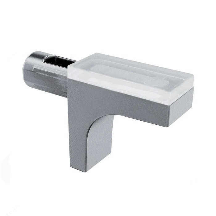 2019 Hot Sale K Line Glass Shelf Support Plug With Dia 5 Mm Pin Peg Lug Rubber Nickel Glass