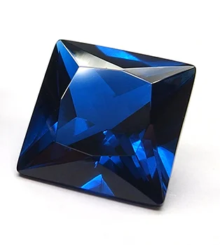 垫形各种颜色双面玻璃宝石