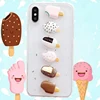 Glitter Ice Creanm Artificial Ornament Crafts Making Resin Cabochon DIY Mobile Phone Shell Accessories