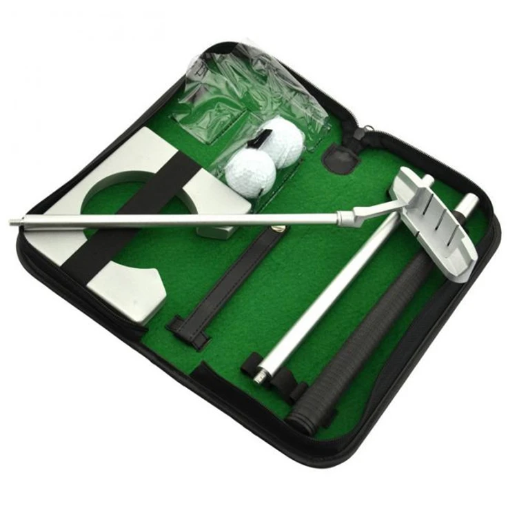 Factory Price Customized Portable Golf Putter Set Kit With Ball Hole