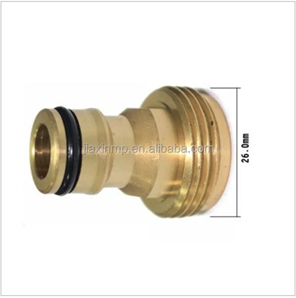 3 Piece Brass Hose Tap Fitting Connecter Set Auto Stop For Gardening Plumbing