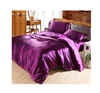 Different star hotel brand linens custom sateen silk cotton fabric bed sheet