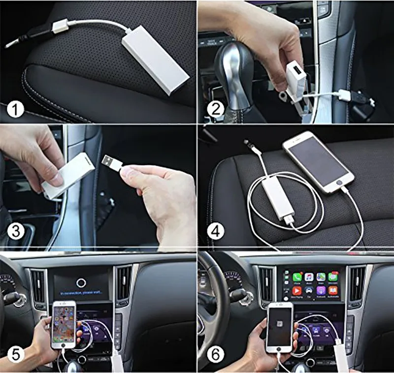 Free Shipping Android Auto Carplay Hands Free Music Play Smart Carlink