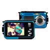 Manufacturer Original body waterproof underwater camera dual color screen 2.7 inch LCD display and 10m underwater camera
