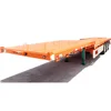 Brand New 40ft Flatbed Container Cargo Semi Trailer With Side Wall