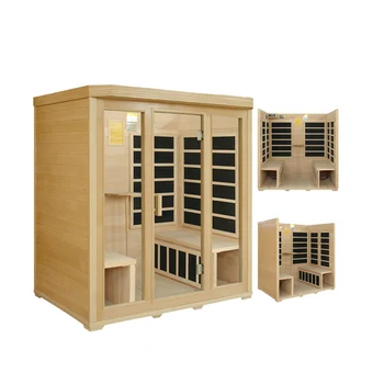 Hemlock Wooden Portable Family Sauna Bath - Buy Family Sauna Bath