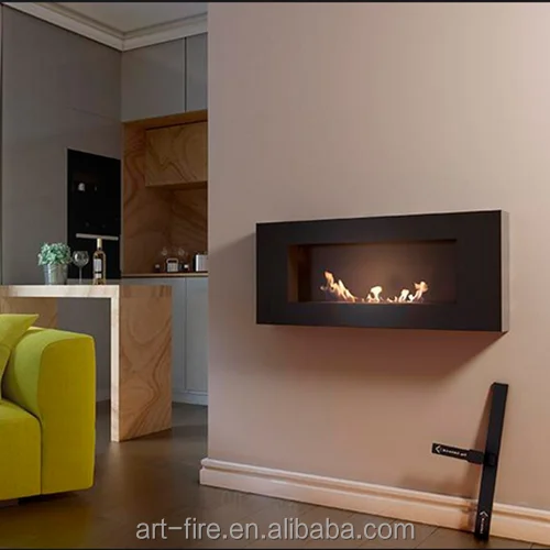 Deco Flame Wall Mount Design Intelligent Ethanol Fireplaces With