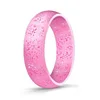 10 pack popular hot sale wholesale 5.7mm width food grade silicone wedding ring