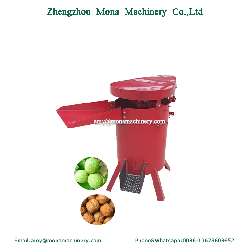 High Efficiency Fresh Walnut Peeler Pecan Cracker Sheller Shelling
