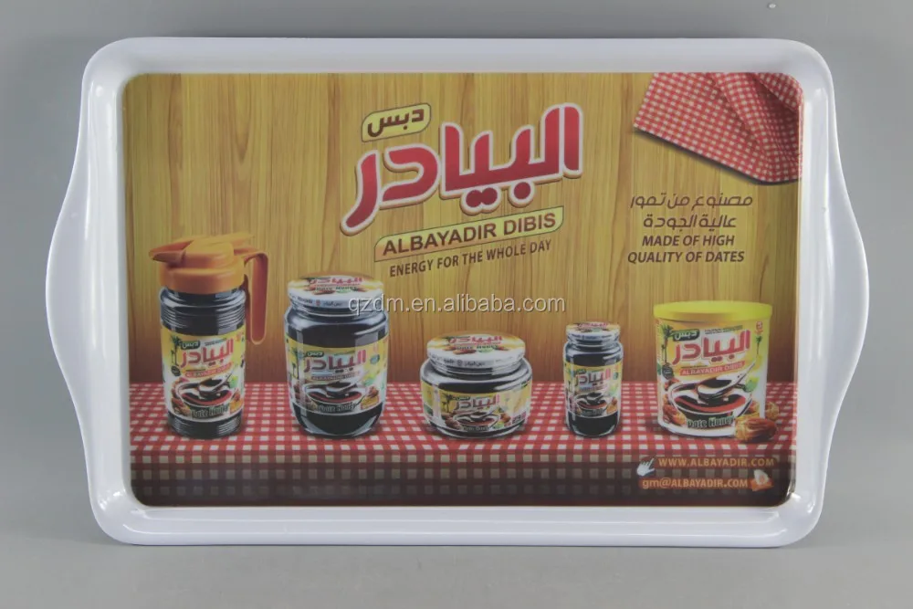 Sales Promotion Melamine Tray For Custom Printed