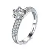 Luxurious diamond ring wholesale gold plating diamond rings big stone ring designs for women