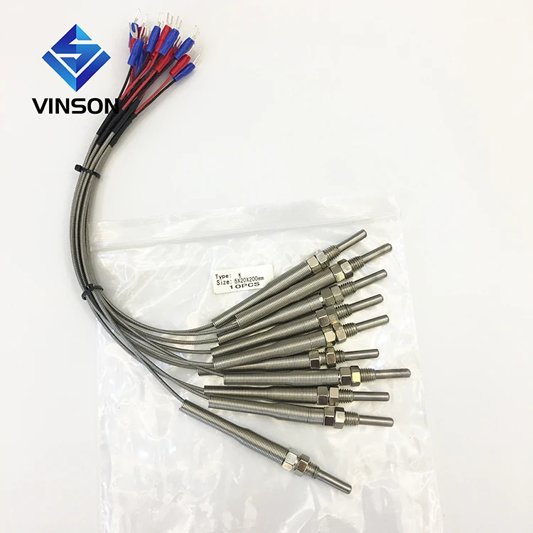 Duplex 6 Wire Rtd Probe Pt100 Temperature Sensor Thermocouple Manufacture Buy Duplex 6566