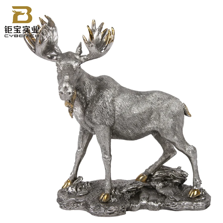 resin moose statue