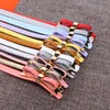 Best prices custom design factory customized design lady belt with bow buckle factory pu belts for women
