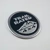 round anti-gold plated coin shape car emblems