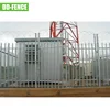 High Security 10x10m 1.8m high hot dip galvanized Paisade Telecom Tower boundary Fence