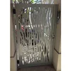 made by yiwei garden aluminum metal fence gate