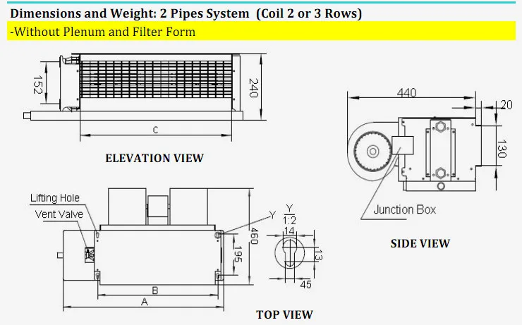 Cassette Ceiling Fan Coil Unit Buy Fan Coil Air Conditioning Product On Alibaba Com