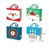 Manufacturer custom printed beautiful Christmas paper bag packaging bag Apple tote bag