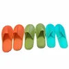 New Product Degradable Materials Odorless Portable Eco-Firendly Colorful Disposable Slippers For Hotel