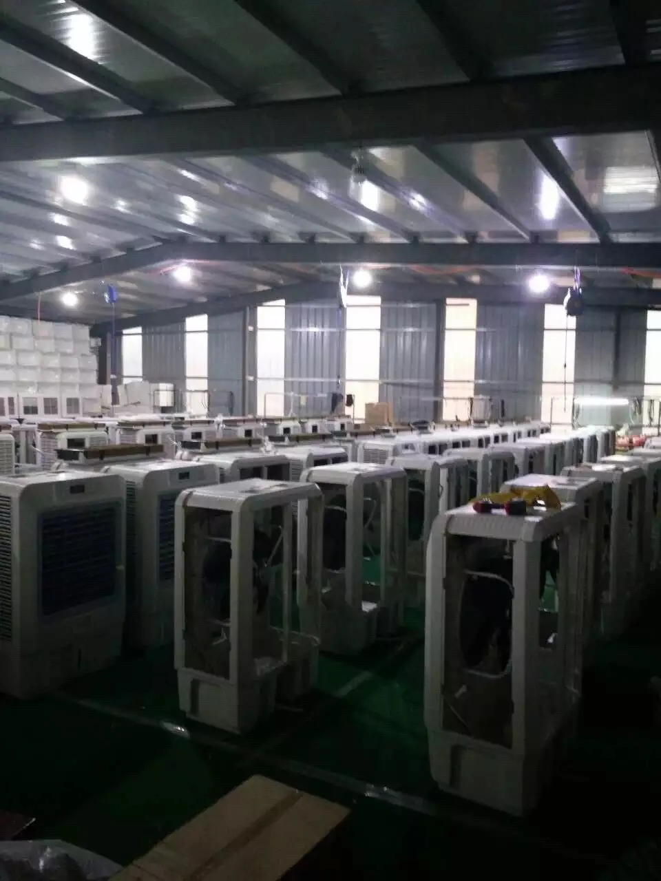 Evaporative Industrial Air Cooler Portable Water Cooler Fan With 50l