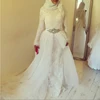 top quality bridal dress muslim wedding dress