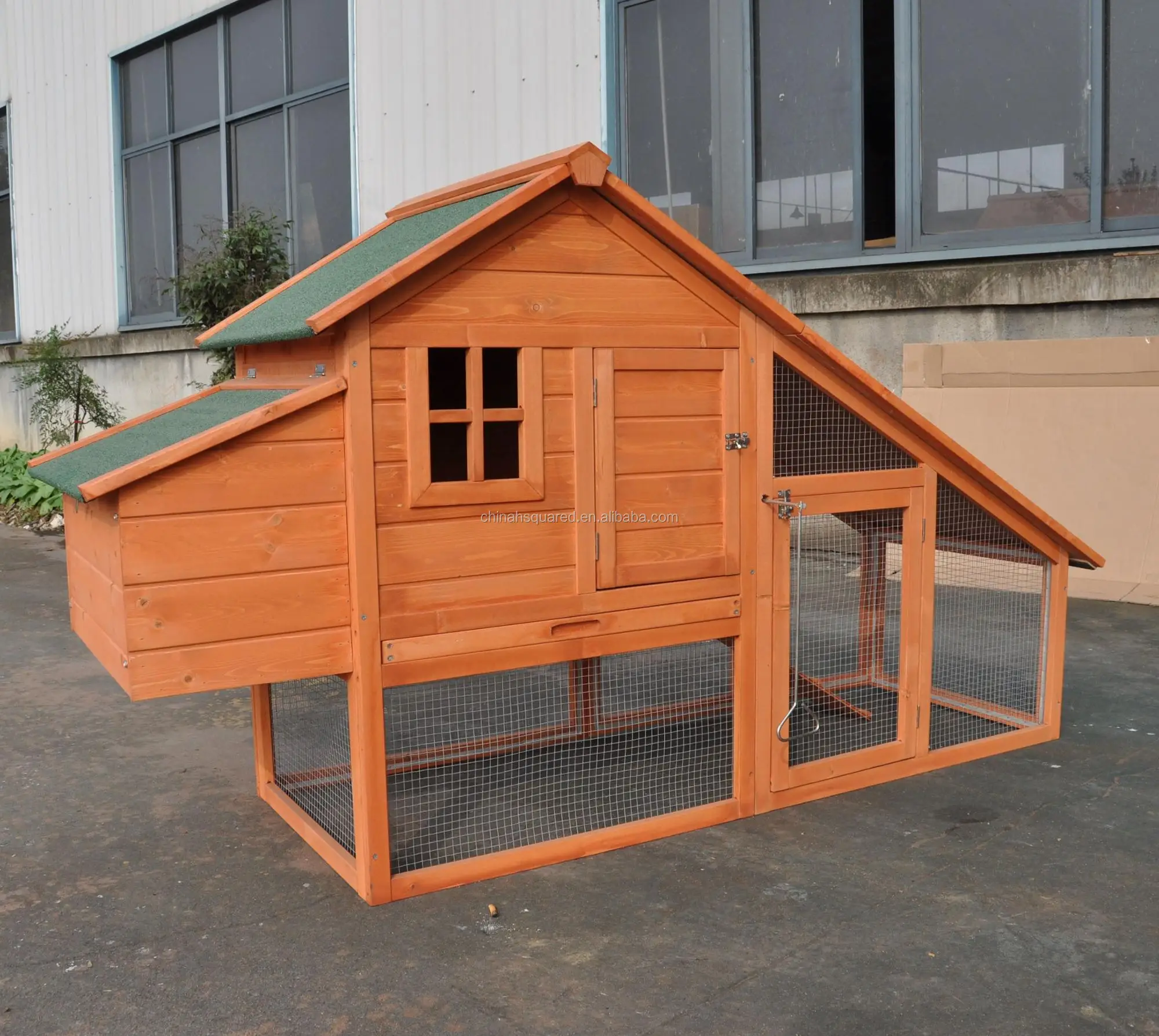 Asphalt Roof Mobile Folding Cheap Wooden Wood Chicken Hen Coop Cages Guinea Pigs Rabbit Hutch Galvanized Wire Mesh With Ladder Buy Asphalt Roof