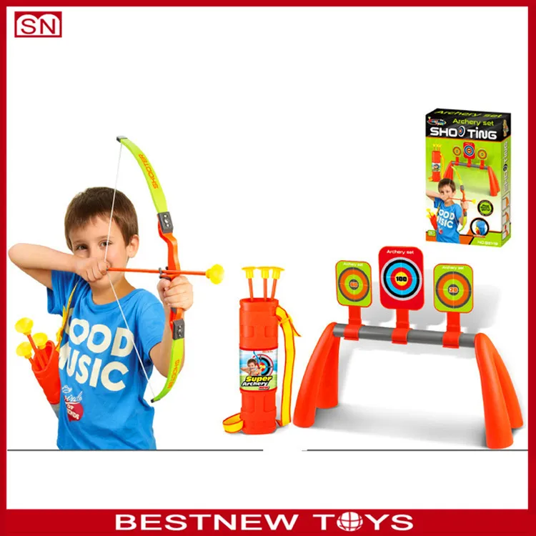 plastic toy bow and arrow set