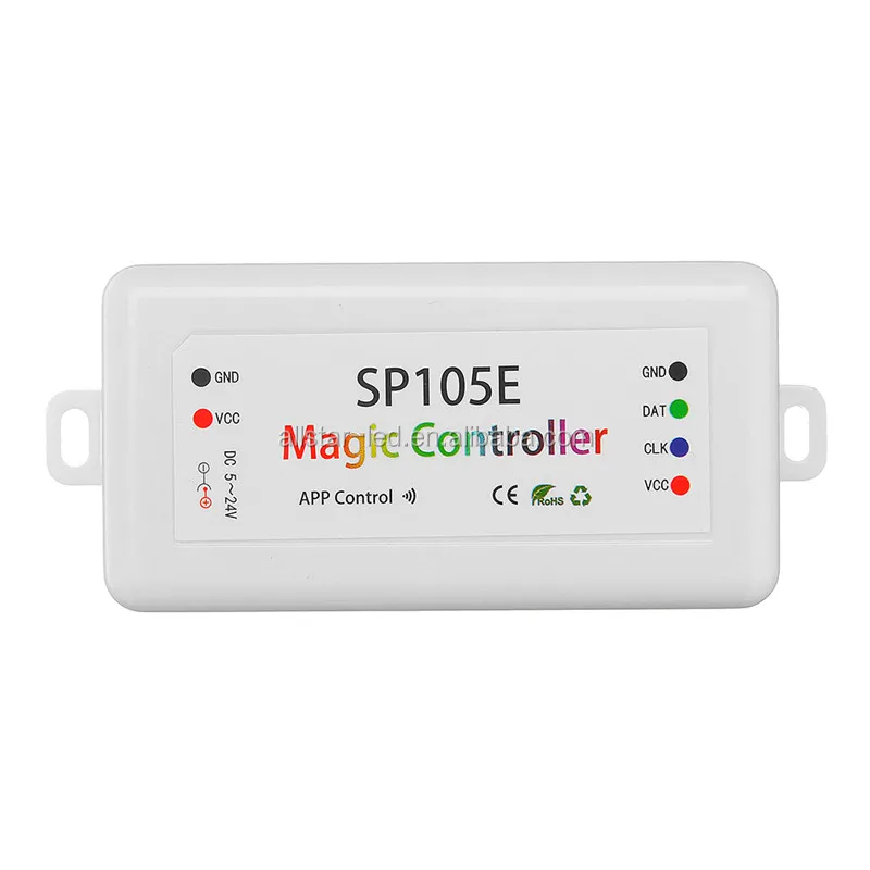 Wireless Magic Dream Color LED Controller DC5V-24V SP105E iOS/Android APP for WS2811 WS2812B WS2801 SK6812 LED Pixel
