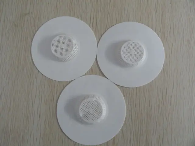 Round Shape Rubber Floot Drain, Reusable Silicone Bathtub Catcher,Sink Filtering Strainer