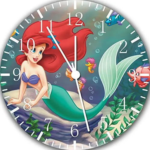 Room Decor Disney Little Mermaid Ariel Wall Clock 10 Will Be Nice