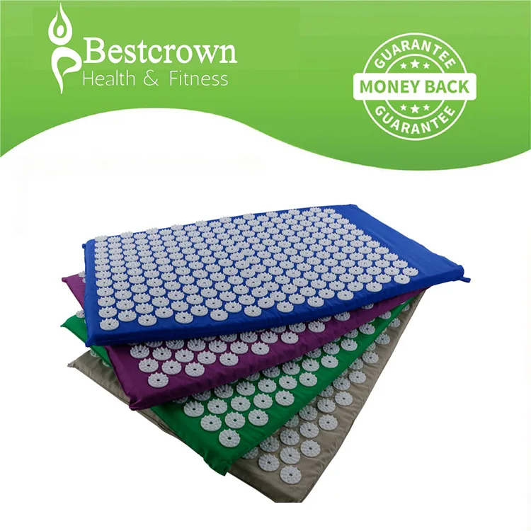 Timecreate High Quality Acupressure Massage Shakti Mat Best Back Pain Relief Acupressure Mat And Pillow Set