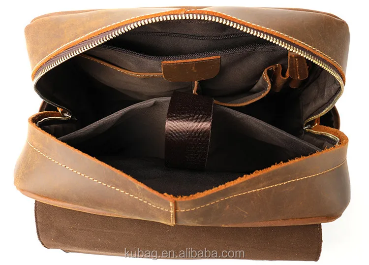 leather backpack bag for men