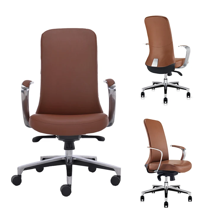 Standard Size Swivel PU Leather Conference Office Chair