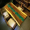 Simple Style Oak Solid Stave Coffee Tabletop