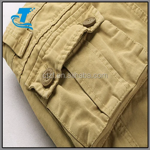 Newest Oem Wholesale Cheap Khaki Cargo Pants With A Lot Of Pockets