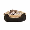 Yangyang Pet Soft Velvet bolster rectangular dog bed lounge Square Nuzzle Pet Beds For Dog Puppy