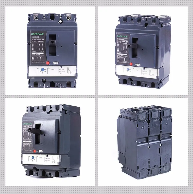 CCC/CE certification high-precision 160-400 current easy control moulded case circuit breaker