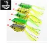 China Top Quality Handmade Bass Snakehead Frog Fishing Lure Soft Hollow Body Fishing Frog Lure Baits