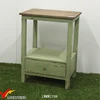 Rustic Pine Drawer Living Room Accent Side Table