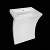 Maxton number 7 white acrylic solid surface washing basin for shopping mall