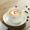 Creative gift bone China tea ceramic set cup, mark cup ceramic coffee cup