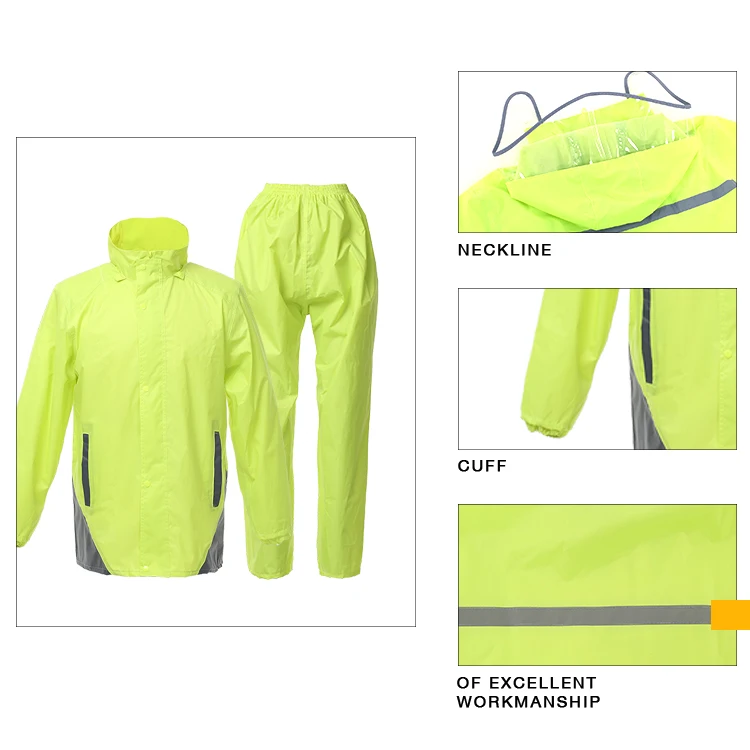 Motor Raincoat S4xl Raincoats Regenmantel Rain Jaket For Men Wholesale