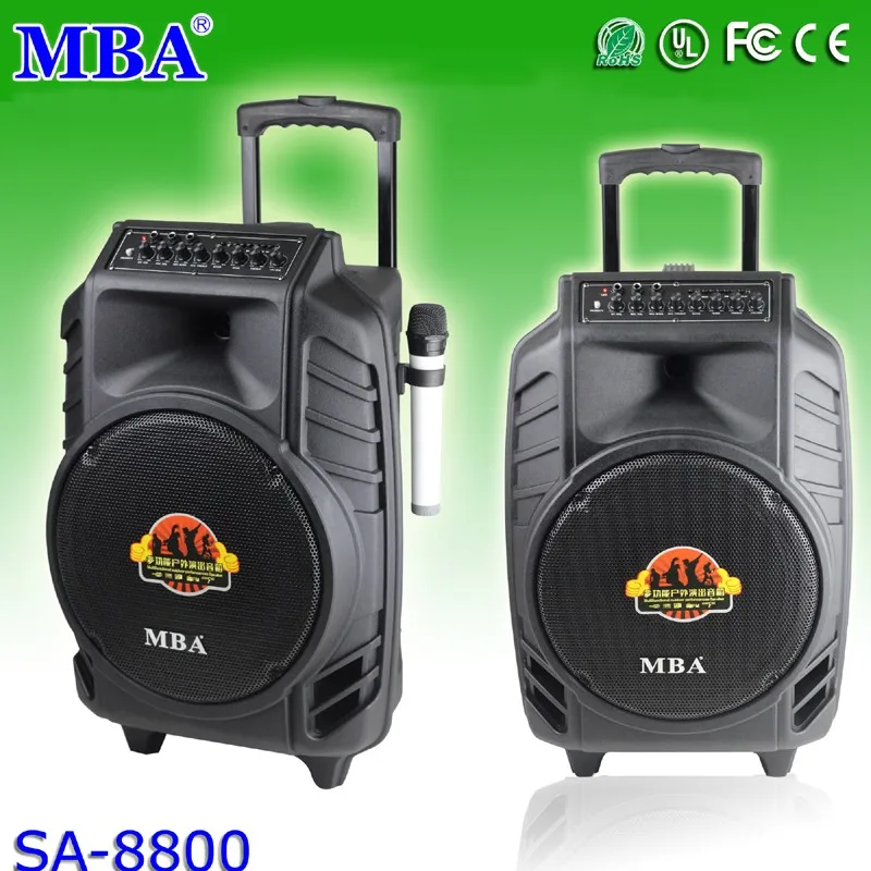 Wireless Trolley Bluetooth Outdoor Speaker Big Battery Powered Speakers