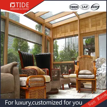 Energy Saving Tempered Insulated Glass House Wooden And Aluminum Glass Sunroom Buy Curved Glass Sunrooms Wooden And Aluminum Glass